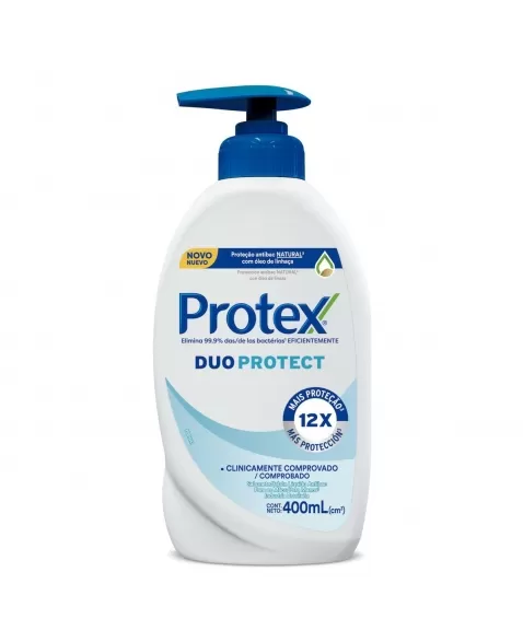 SAB LIQ PROTEX DUPLA AÇÃO PUMP 400ML