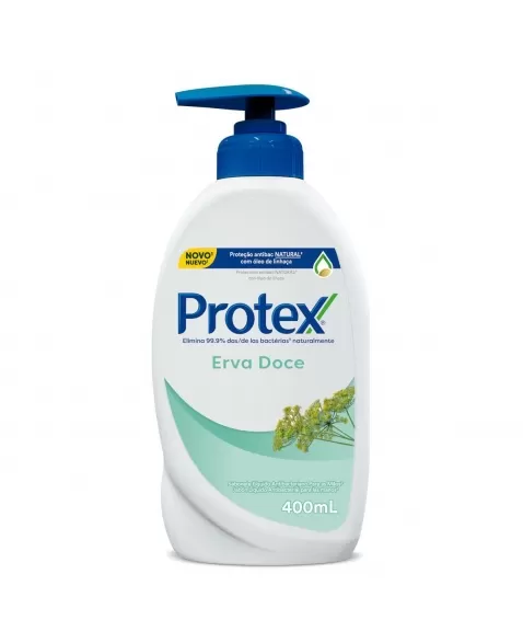 SAB LIQ PROTEX PUMP ERVA DOCE 400ML