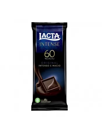 LACTA INTENSE 60% CACAU ORIGINAL 85G