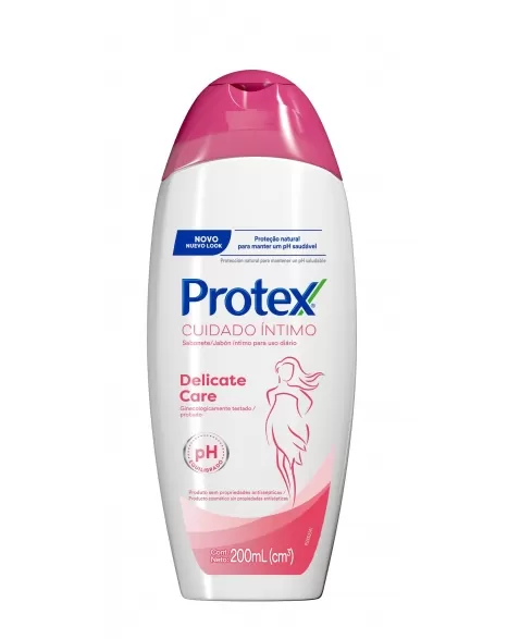 SABONETE LÍQUIDO ÍNTIMO PROTEX DELICATE CARE 200ML