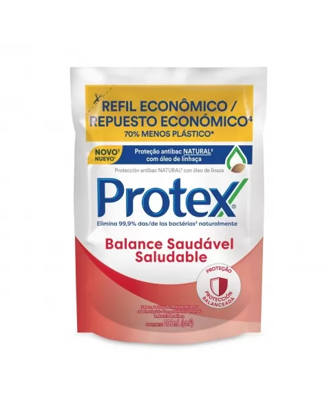 SABONETE LÍQUIDO PROTEX BALANCE 200ML REFIL