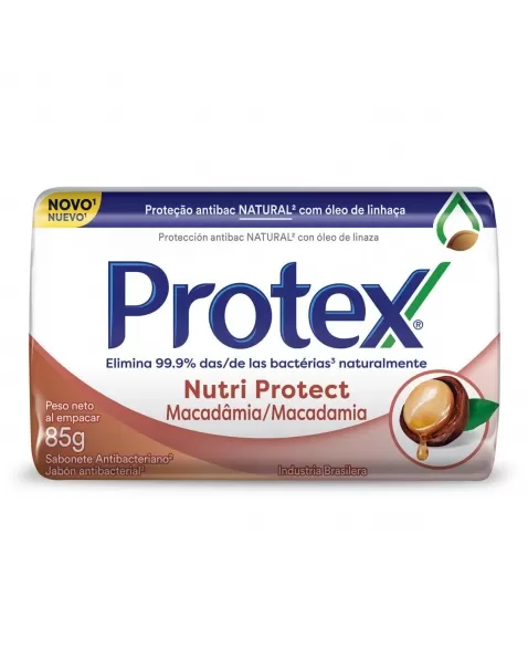 SABONETE EM BARRA PROTEX NUTRI PROTECT MACADÂMIA 85G