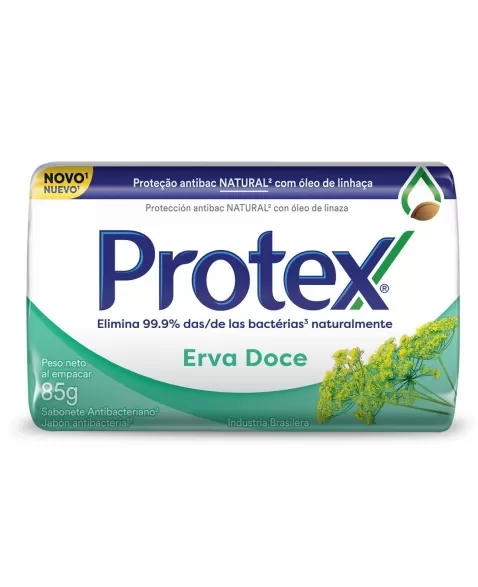 SABONETE EM BARRA PROTEX ERVA DOCE 85G