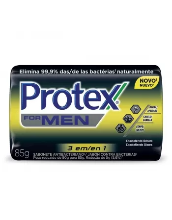 SABONETE EM BARRA PROTEX MEN 3 EM 1 85G