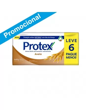 SABONETE EM BARRA PROTEX AVEIA 85G LEVE 6 PAGUE 5