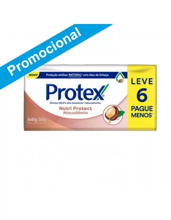 SABONETE EM BARRA PROTEX NUTRI PROTECT MACADÂMIA 85G LEVE 6 PAGUE 5