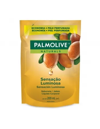 SABONETE LÍQUIDO PALMOLIVE NATURALS SENSAÇÃO LUMINOSA 200ML REFIL