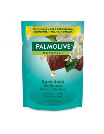 SABONETE LÍQUIDO PALMOLIVE NATURALS SUAVIDADE DELICADA 200ML REFIL