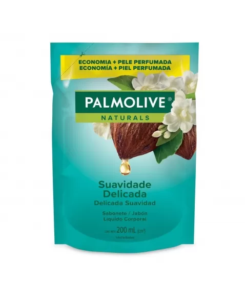 SABONETE LÍQUIDO PALMOLIVE NATURALS SUAVIDADE DELICADA 200ML REFIL