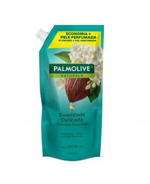 SABONETE LÍQUIDO PALMOLIVE NATURALS SUAVIDADE DELICADA 500ML REFIL