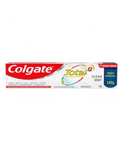 CREME DENTAL COLGATE TOTAL 12 CLEAN MINT 140G