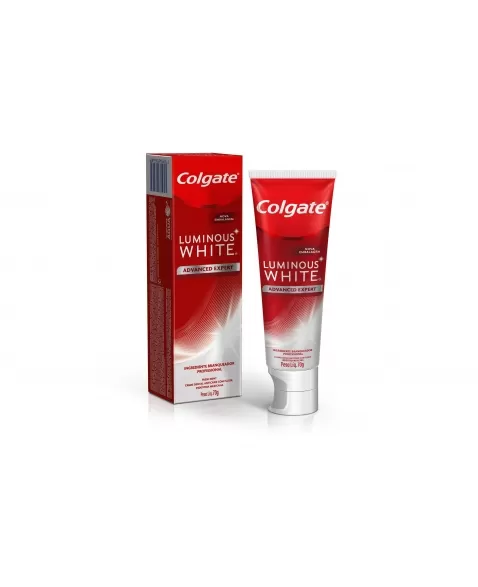 COLGATE LUMINOUS WHITE EXPERT CREME DENTAL PARA BRANQUEAMENTO 70G