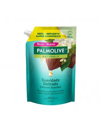 SABONETE LÍQUIDO PALMOLIVE NATURALS SUAVIDADE DELICADA 900ML REFIL