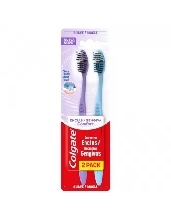 ESCOVA DENTAL COLGATE GENGIVA COMFORT 2 PACKS