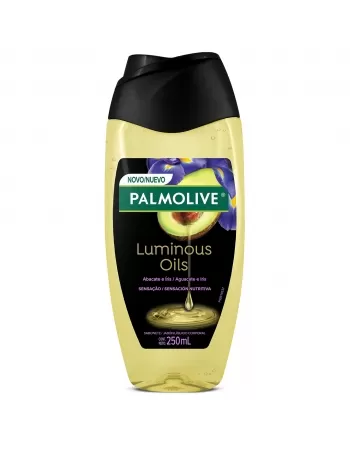 SABONETE LÍQUIDO PALMOLIVE LUMINOUS OILS ABACATE E ÍRIS 250ML