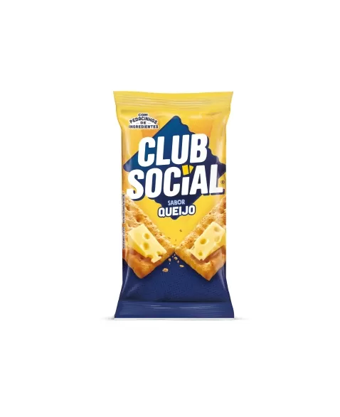 BISCOITO CLUB SOCIAL QUEIJO 6 UNIDADES DE 23,5G