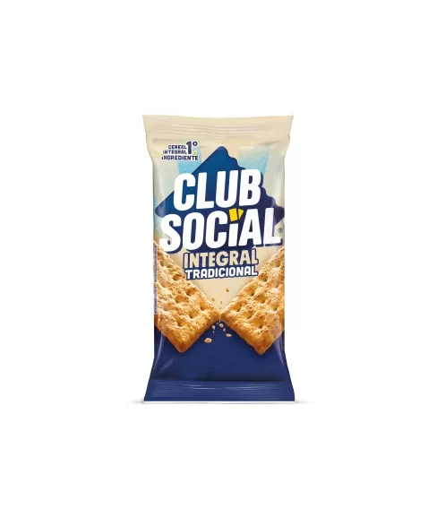 BISCOITO CLUB SOCIAL INTEGRAL TRADICIONAL 144G