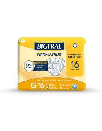 BIGFRAL DERMA PLUS ECONÔMICA GD 16 UNIDADES