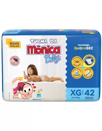 TURMA MÔNICA FRALDA MEGA XG