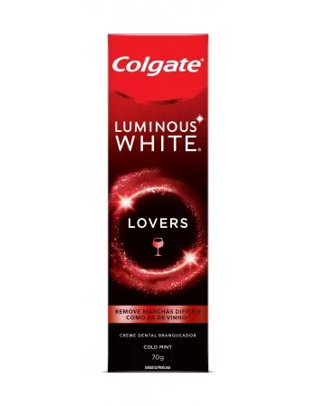 CREME DENTAL COLGATE LUMINOUS WHITE MANCHAS DE VINHO 70G