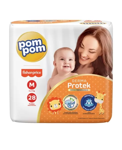 POM POM DERMA PROTEK JUMBO MD 6X28UN