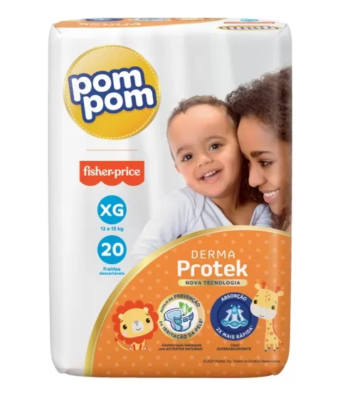 POM POM DERMA PROTEK JUMBO XG 6X20UN