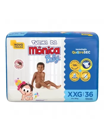 TURMA MÔNICA FRALDA MEGA XXG