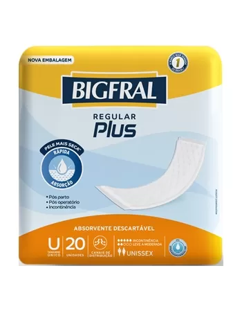 BIGFRAL ABSORVENTE REGULAR PLUS