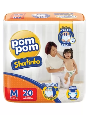 POM POM SHORTINHO JUMBINHO MD 8X18UN