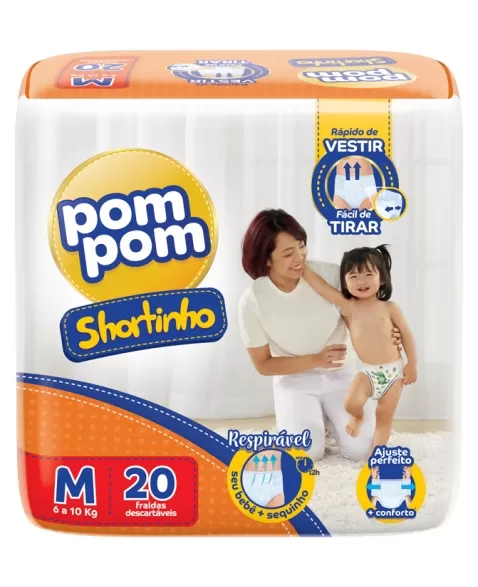 POM POM SHORTINHO JUMBINHO MD 8X18UN