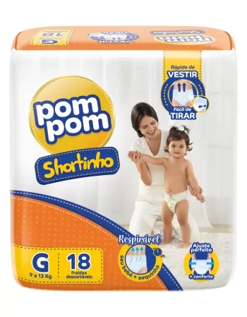 POM POM SHORTINHO JUMBINHO GD 8X16UN