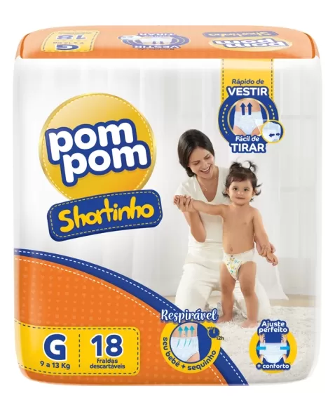 POM POM SHORTINHO JUMBINHO GD 8X16UN