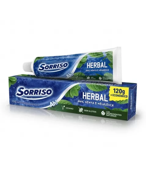 CD SORRISO HERBAL AZUL 120G