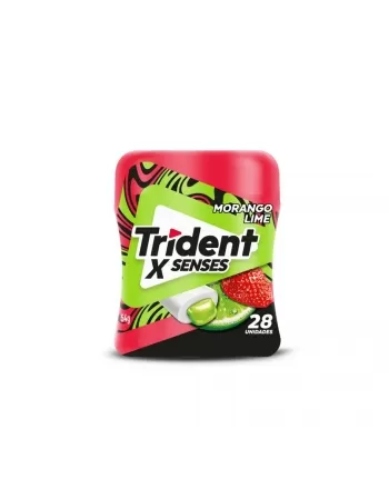 TRIDENT X SENSES MORANGO LIMAO 54G