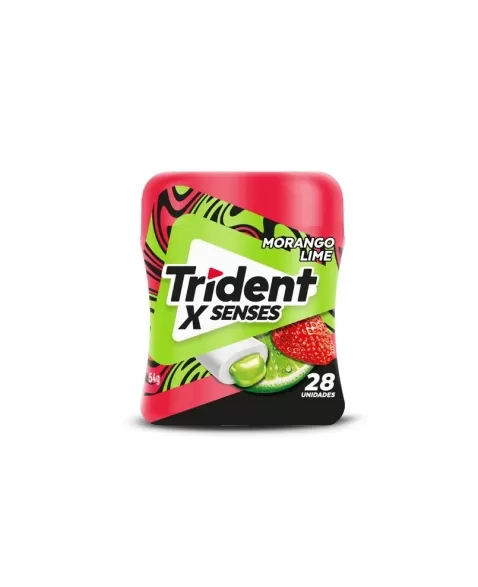 TRIDENT X SENSES MORANGO LIMAO 54G