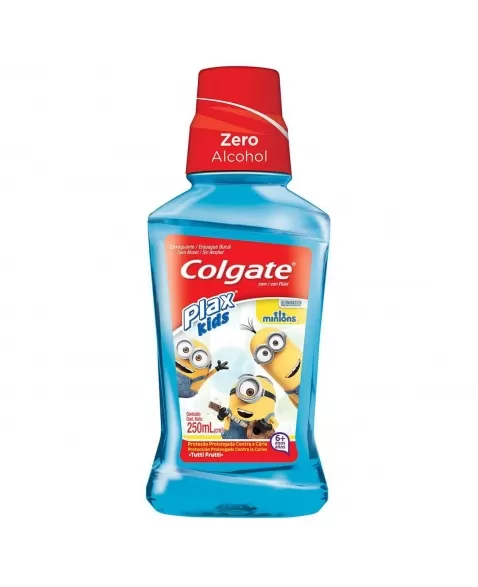 ENXAGUANTE BUCAL COLGATE PLAX KIDS MINIONS 250ML