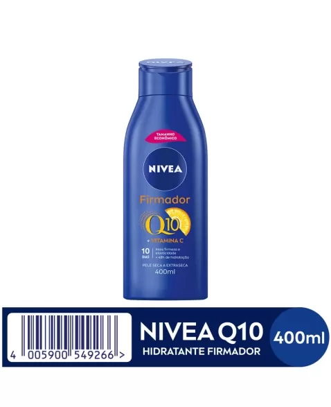 BODY HIDRATANTE NIVEA FIRMADOR Q10 COM VITAMINA C 400ML.