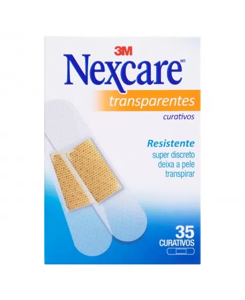 CURAT NEXCARE TRANSP 35 CX C 24 NOVO TAMNAHO 19X76