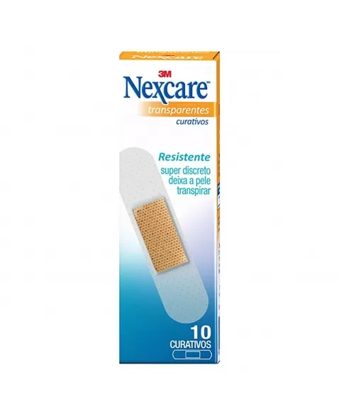 CURAT NEXCARE TRANSPARENTES 10