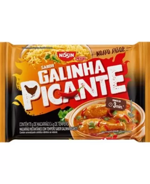 NISSIN LAMEN - SABOR GALINHA CAIPIRA PICANTE