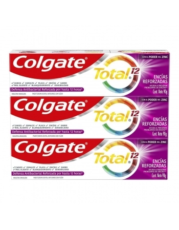 CD COLG T12 GENGIVA REFORÇADA 3 PACK 90G