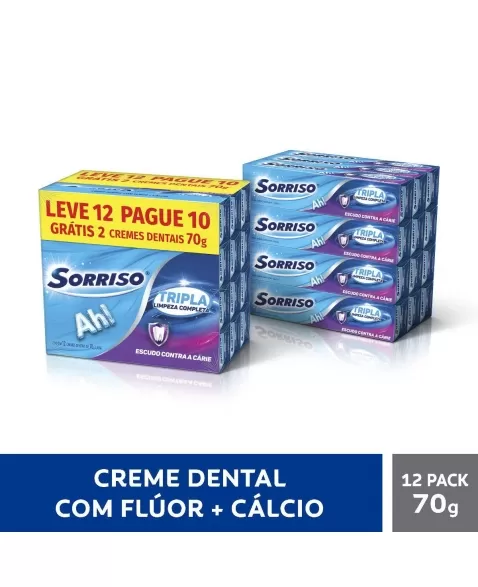 CD SORRISO TRIPLA LIMP COMP 70G L12P10