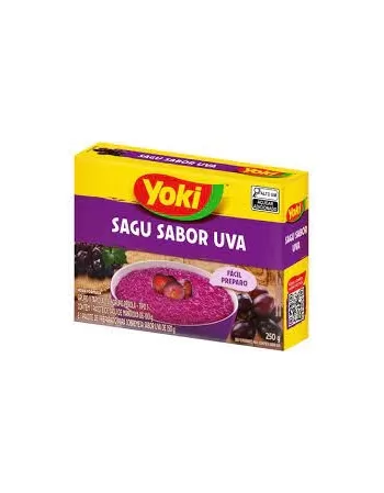 SAGU YOKI SABOR UVA 24X250G