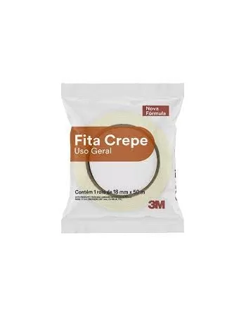 FITA CREPE USO GERAL 3M 18MM X 50M