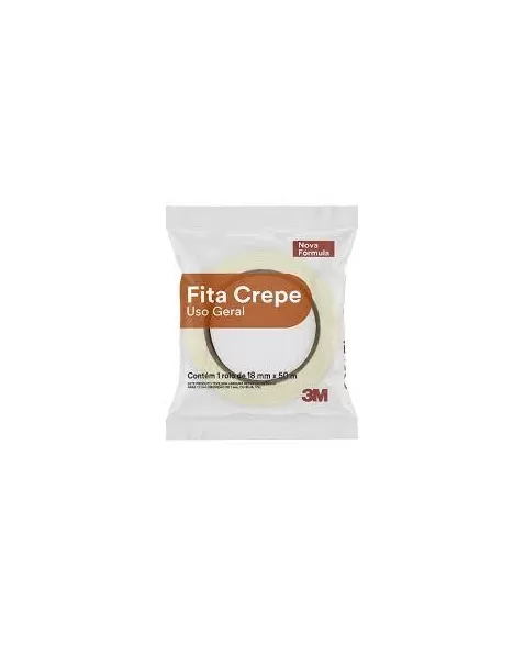 FITA CREPE USO GERAL 3M 18MM X 50M