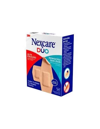 CURATIVO NEXCARE DUO CAIXA 10 UNIDADES