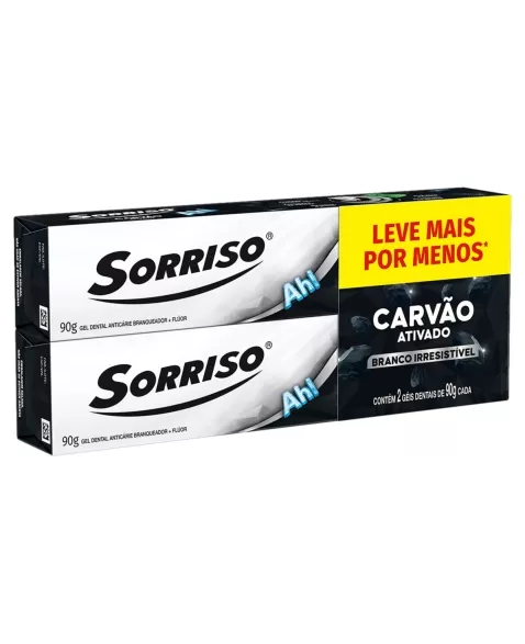 CD SORRISO CARVÃO 2X90G