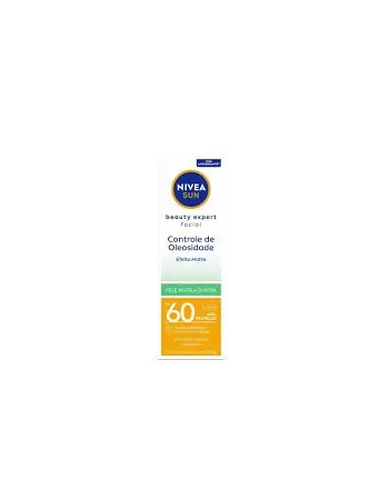 NIVEA SUN BEAUTY EXPERT FACIAL PELE OLEOSA FPS 60 50G