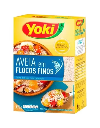 AVEIA FLÓCOS FINOS YOKI CX 12X170G