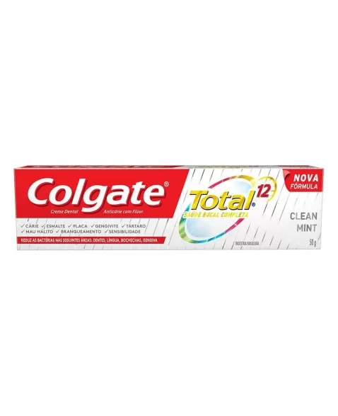 CREME DENTAL COLGATE TOTAL 12 CLEAN MINT 50G